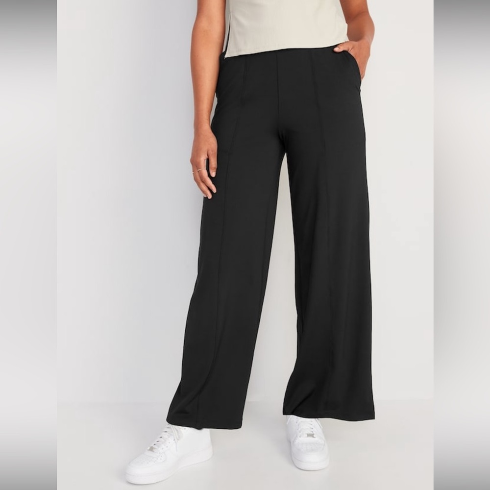Old Navy High-Waisted PowerSoft Wide-Leg Pants for Women - TALL